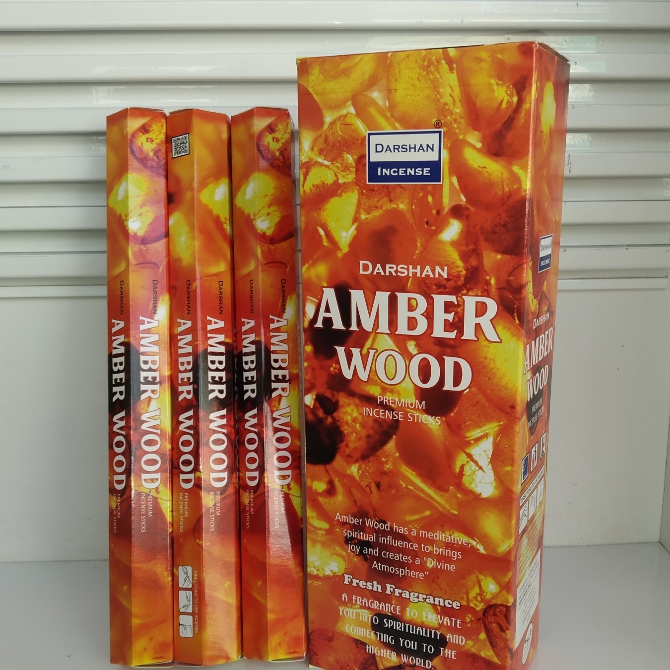 عود خوشبو کننده دارشان آمبر وود (amber wood) 20 عددی